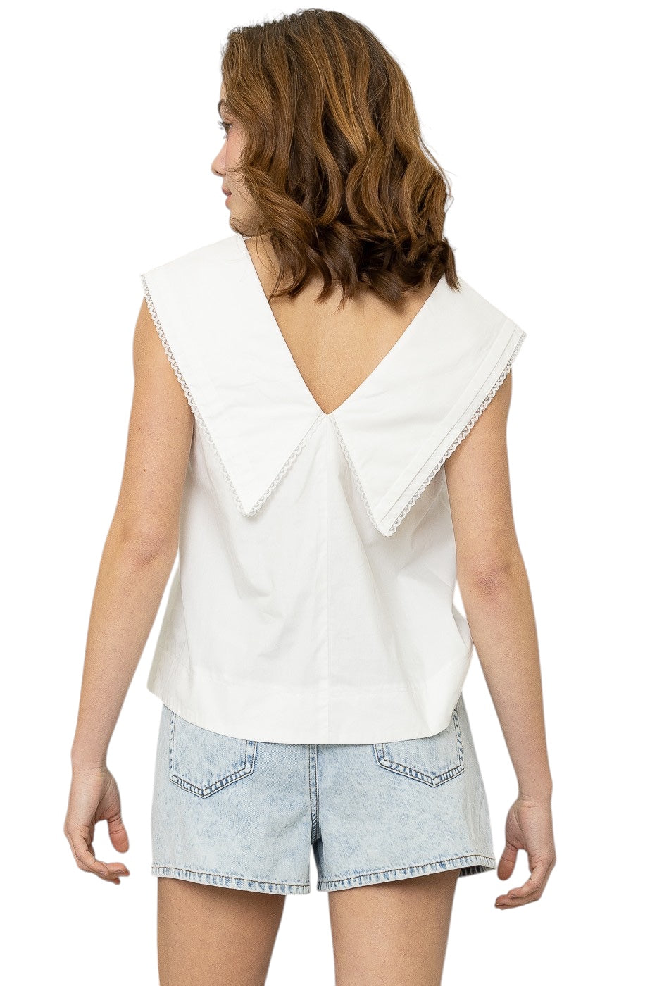 Dallas Sailor Collar Top
