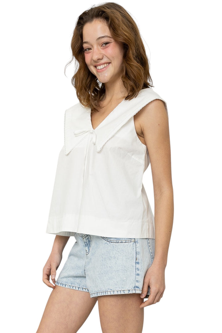 Dallas Sailor Collar Top