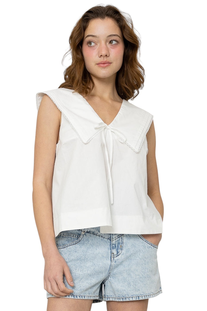 Dallas Sailor Collar Top