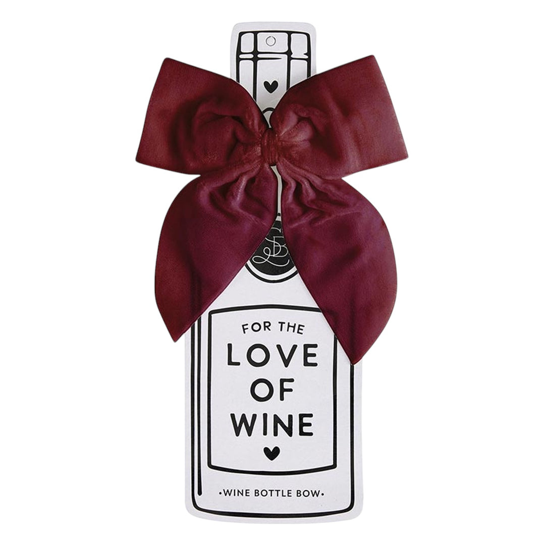 Velvet Wine Bow