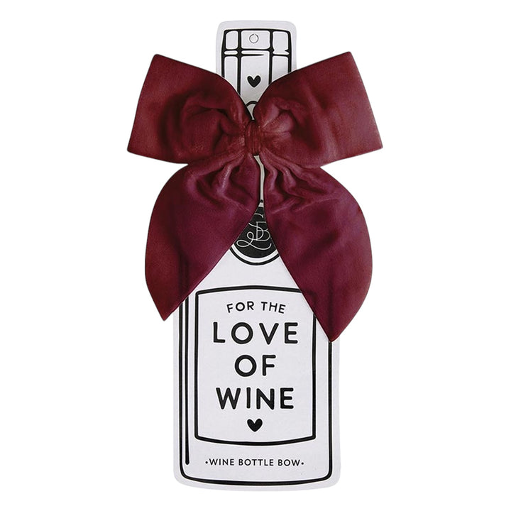 Velvet Wine Bow