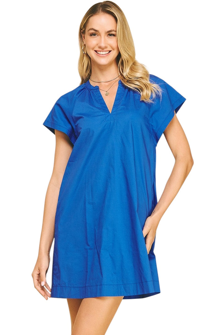 Hillard V-Neck Mini Dress