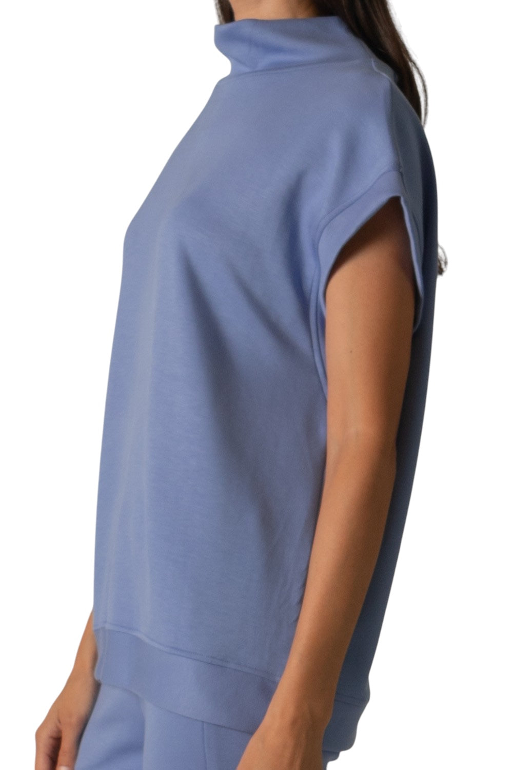 Emerson Mock Neck Sleeveless Top