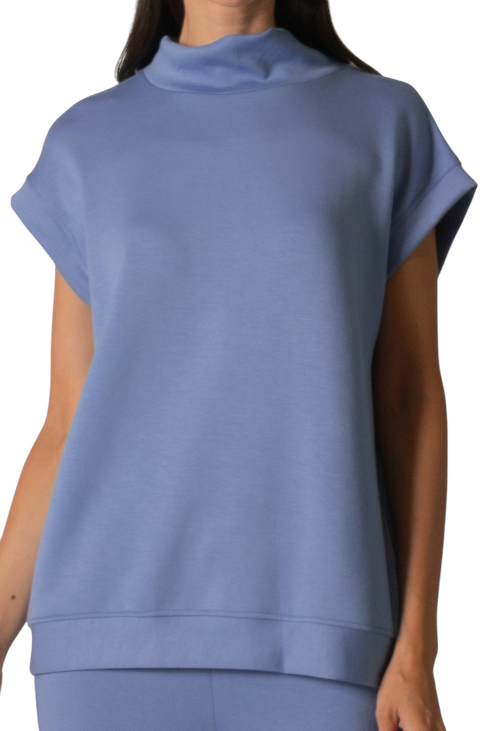 Emerson Mock Neck Sleeveless Top