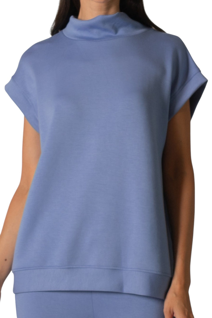 Emerson Mock Neck Sleeveless Top