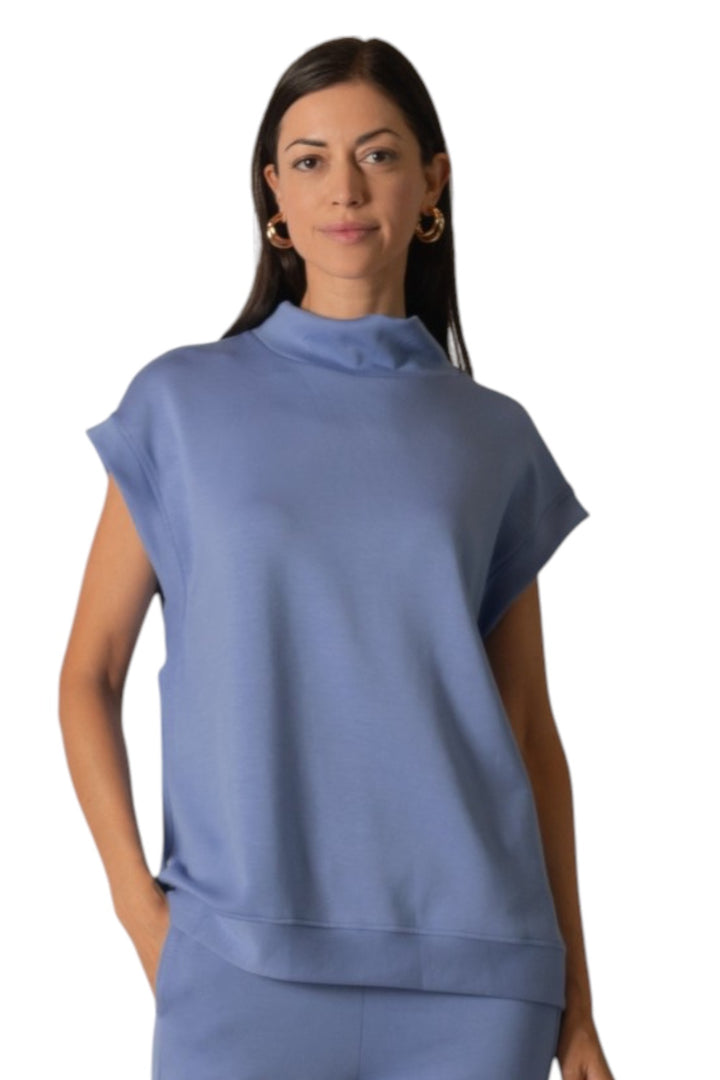 Emerson Mock Neck Sleeveless Top