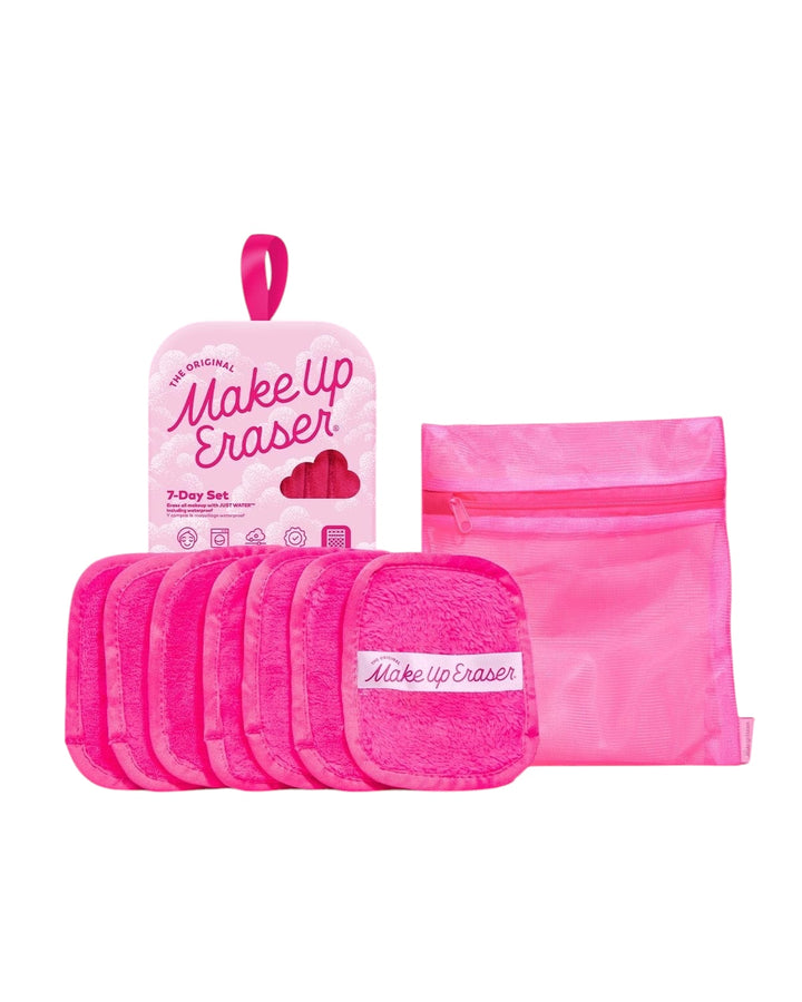 7 Day Pink MakeUp Eraser Set