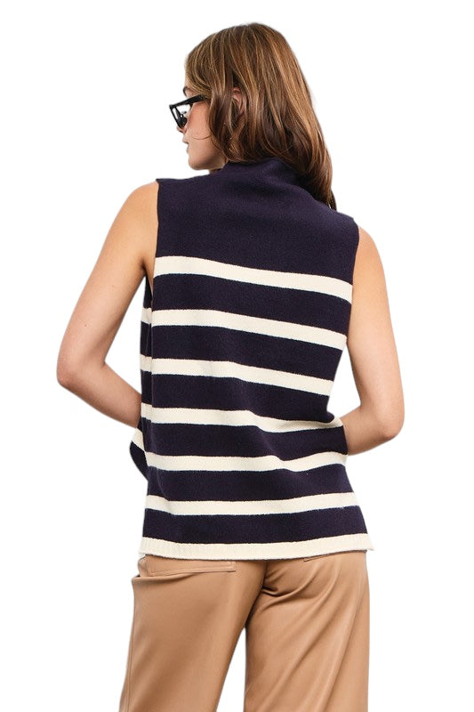 Baker High Neck Knit Top