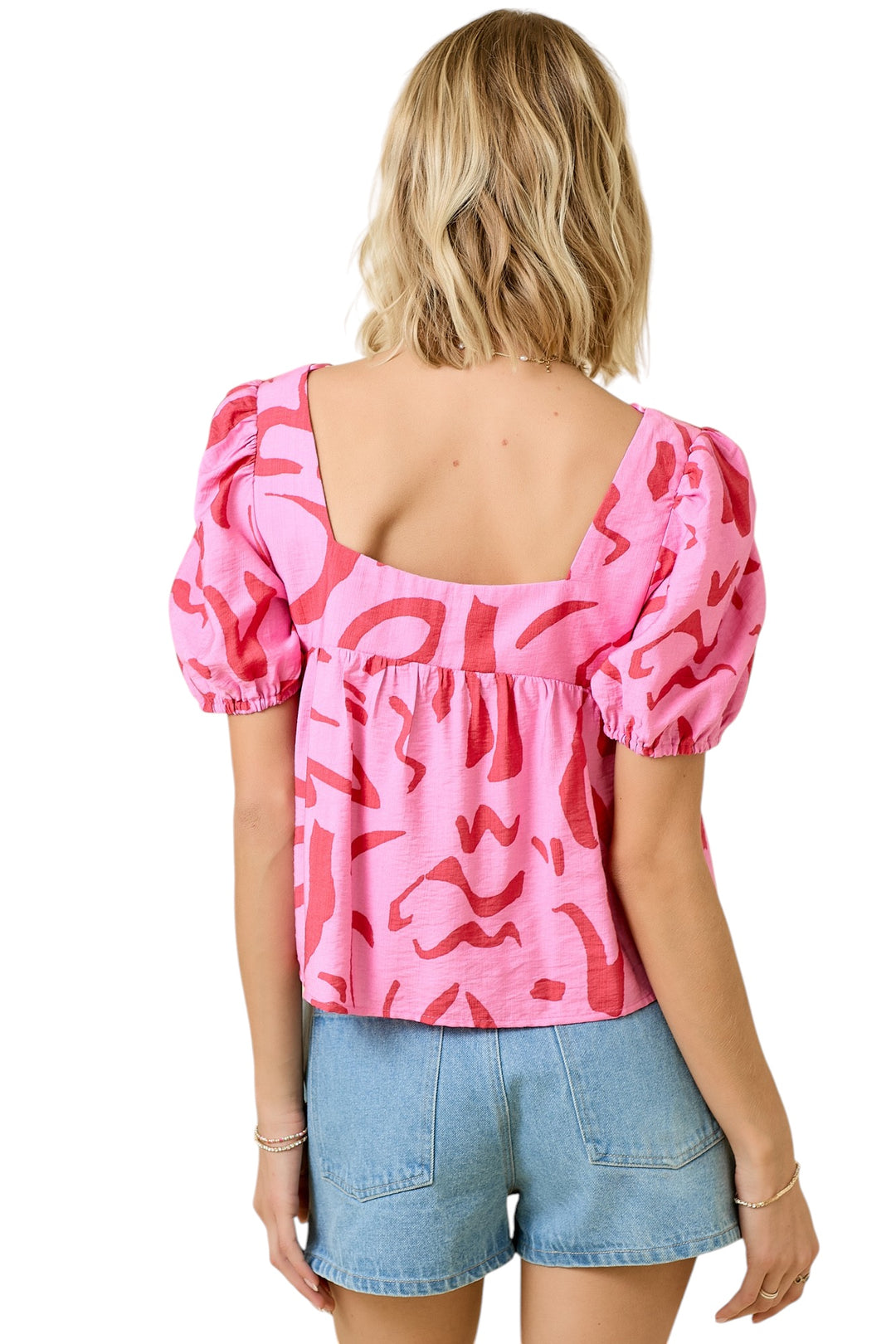 Briden Abstract Printed Top