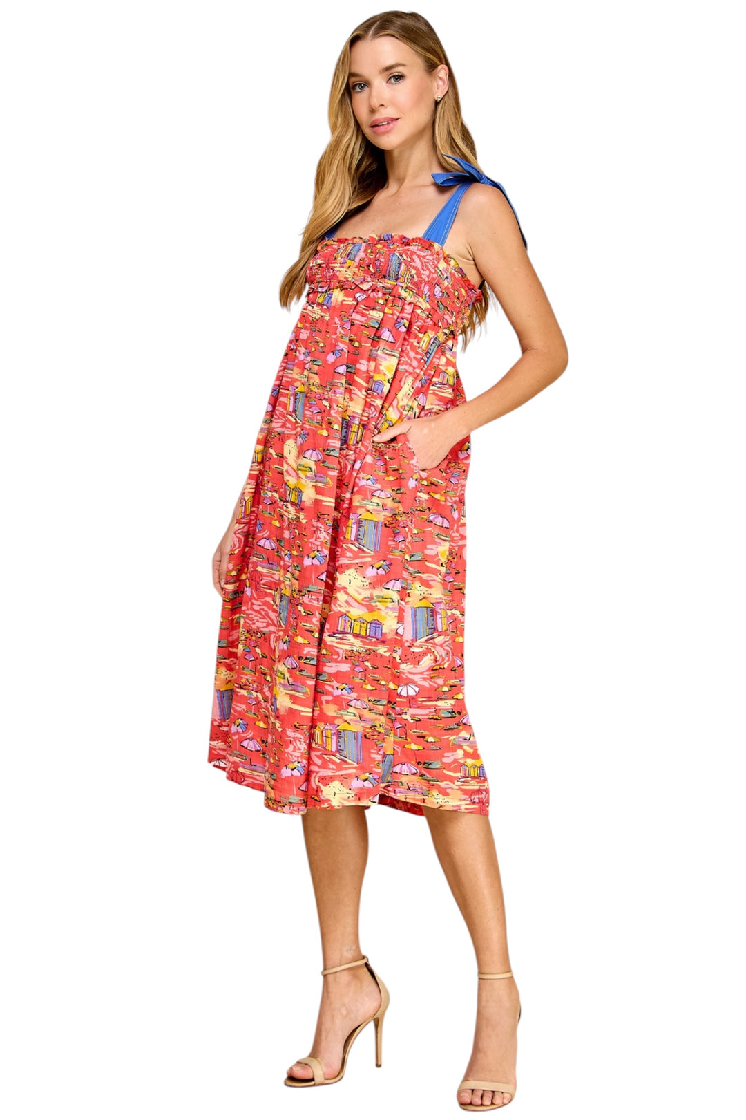 Dunmore Printed Midi Dress