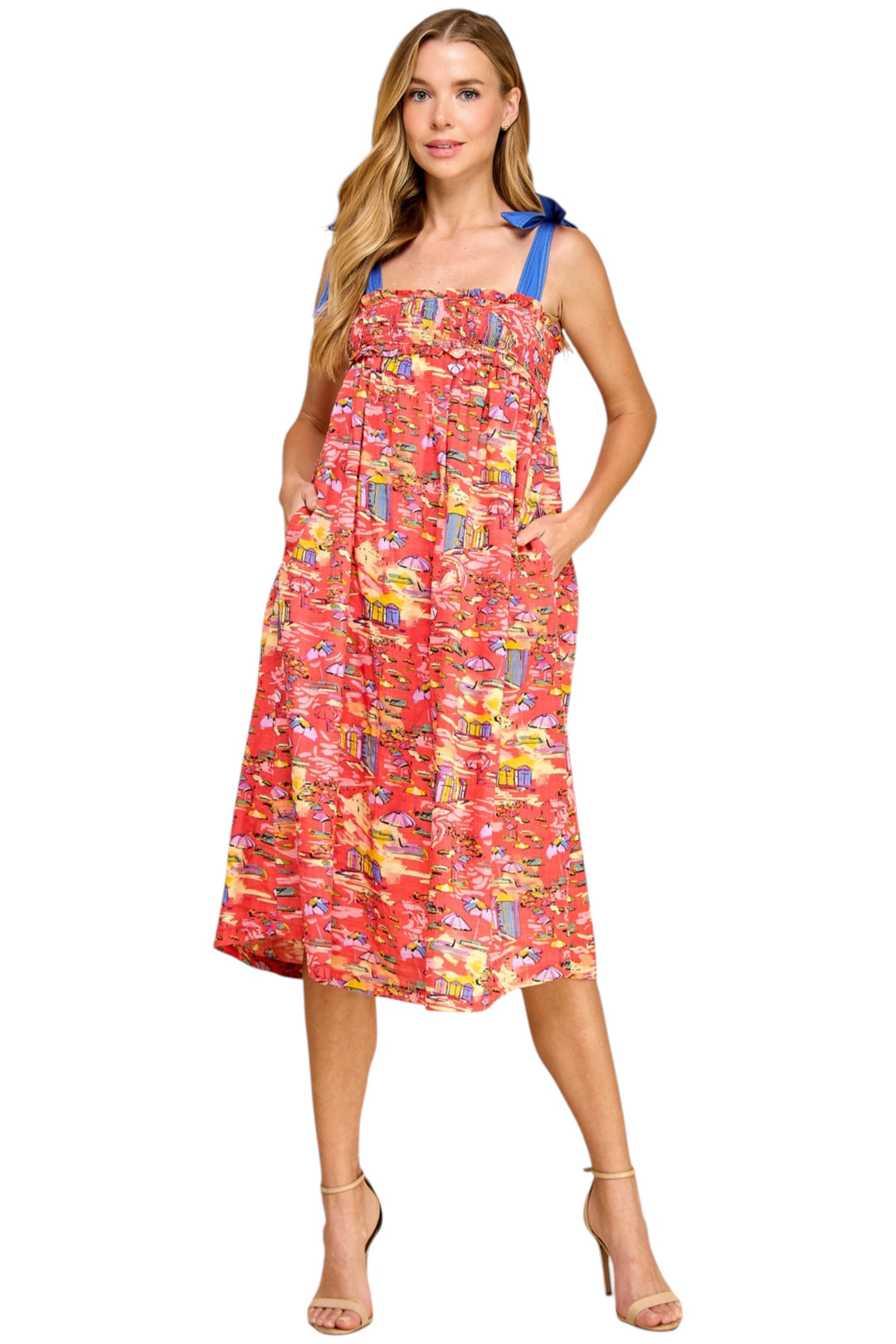 Dunmore Printed Midi Dress