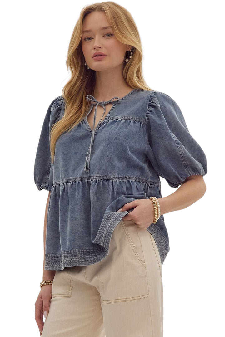 Comer Denim Top