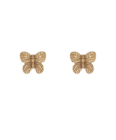 Textured Butterfly Earrings