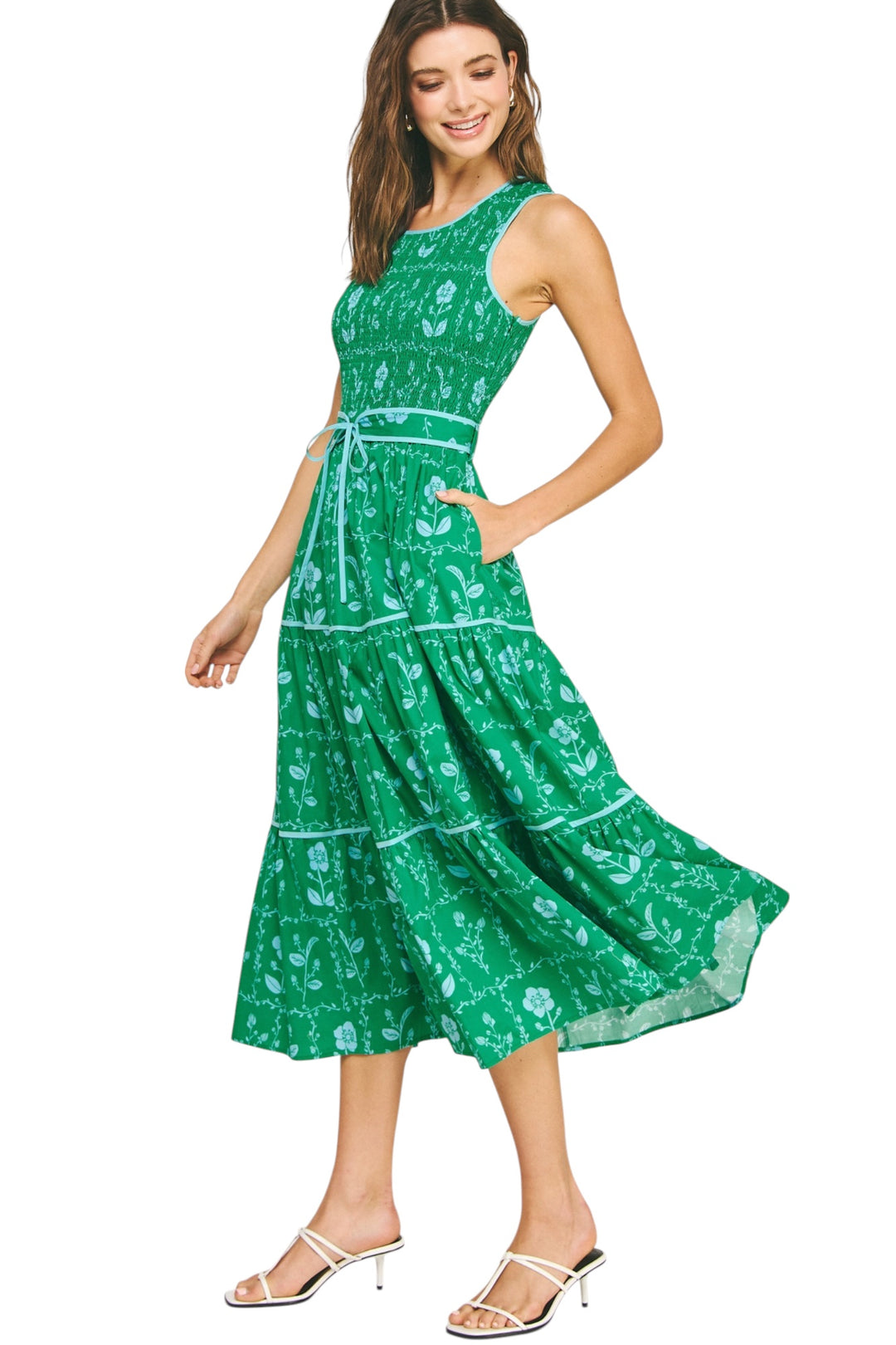 Windsor Floral Midi Dress
