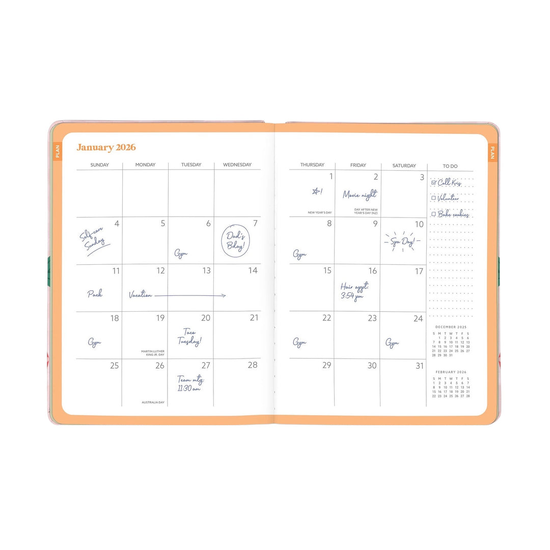 Strawberry Love 2026 Planner