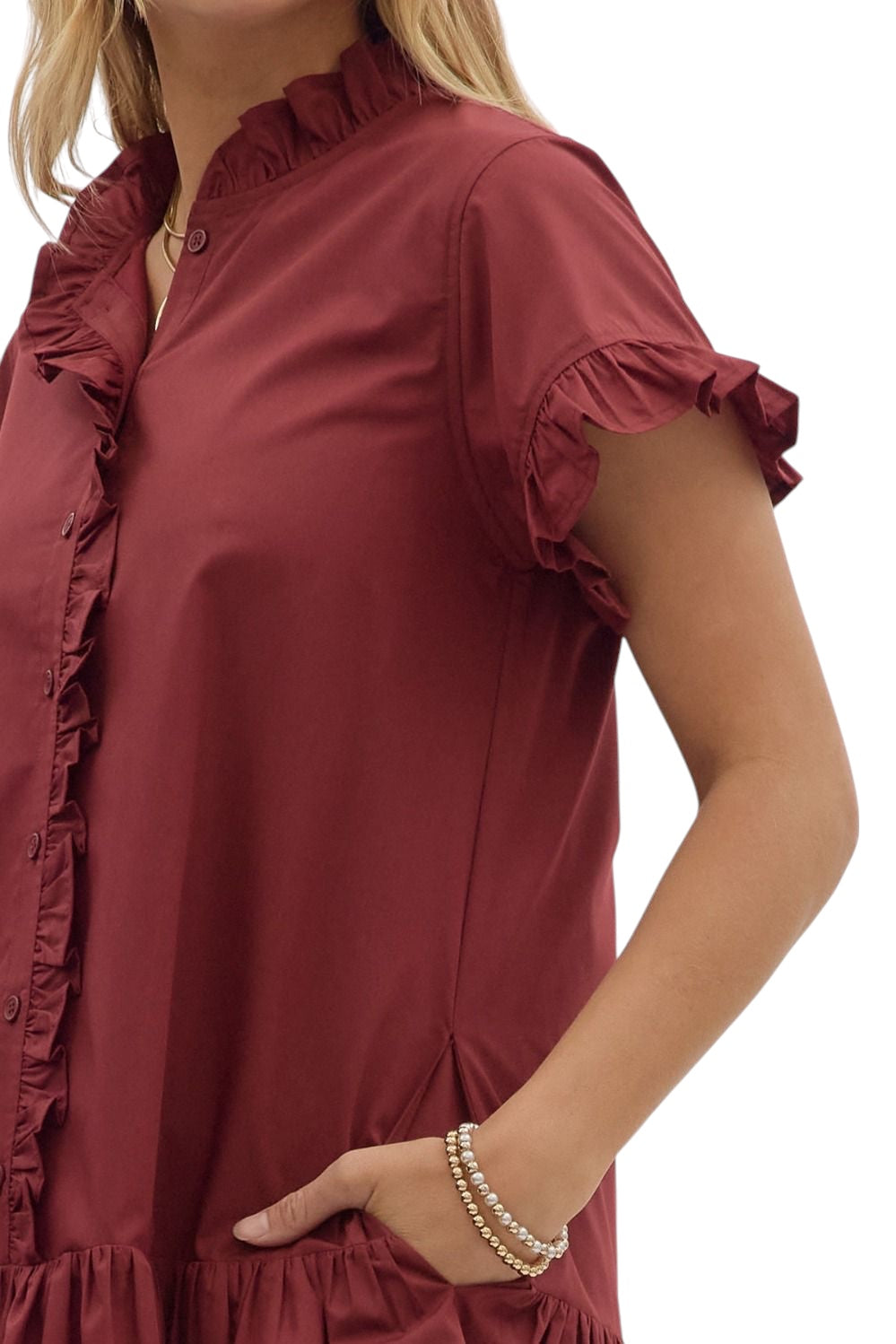 Whalen Ruffle Mini Dress