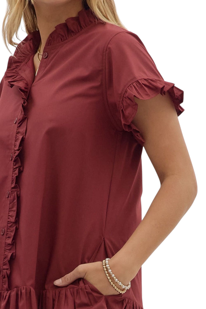 Whalen Ruffle Mini Dress
