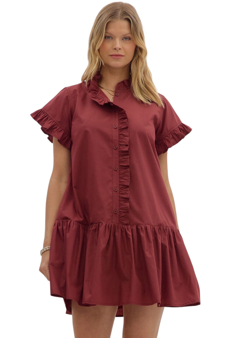 Whalen Ruffle Mini Dress