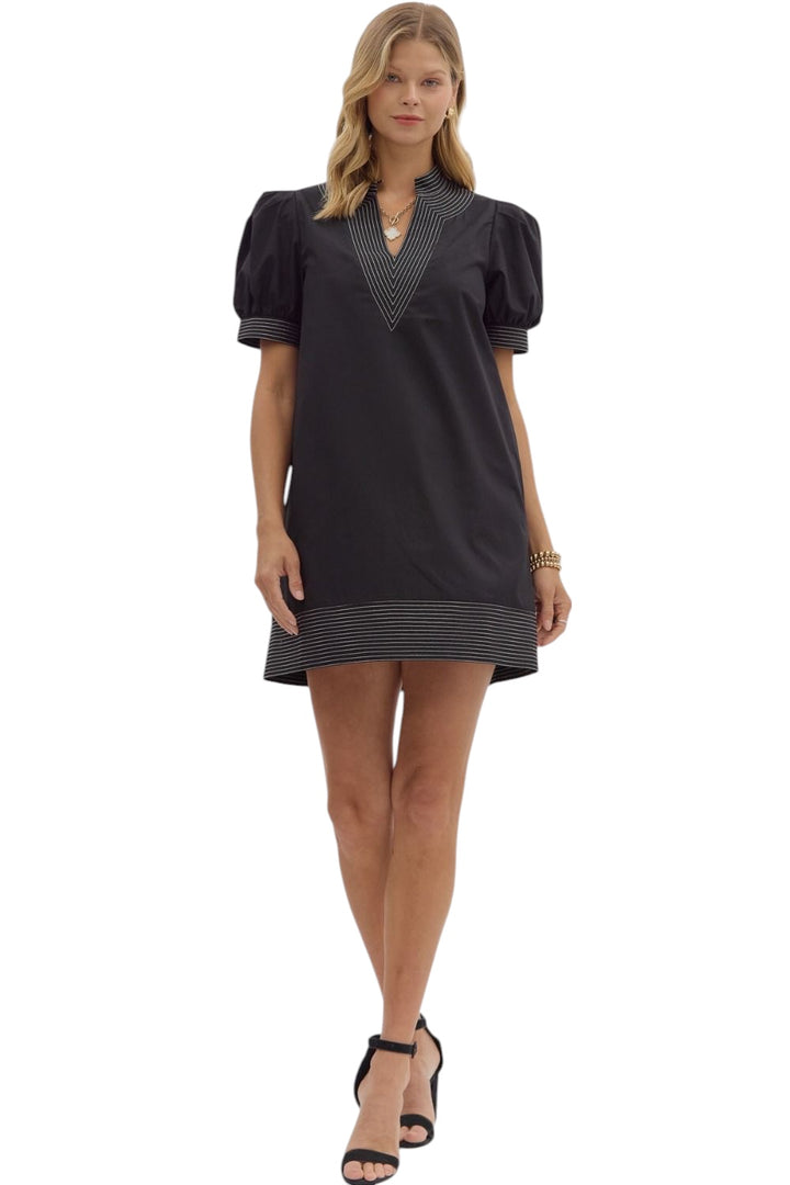 Hunter Stitched Mini Dress