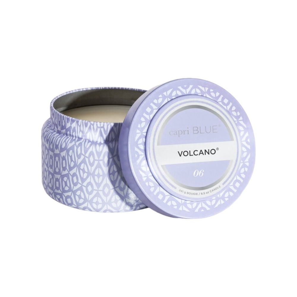 Digital Lavender Volcano Printed Travel Tin