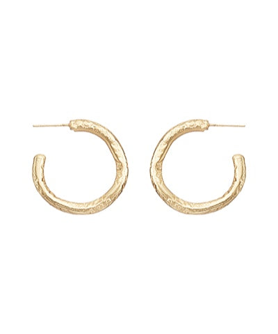 Hand Crafted Brass Hoops