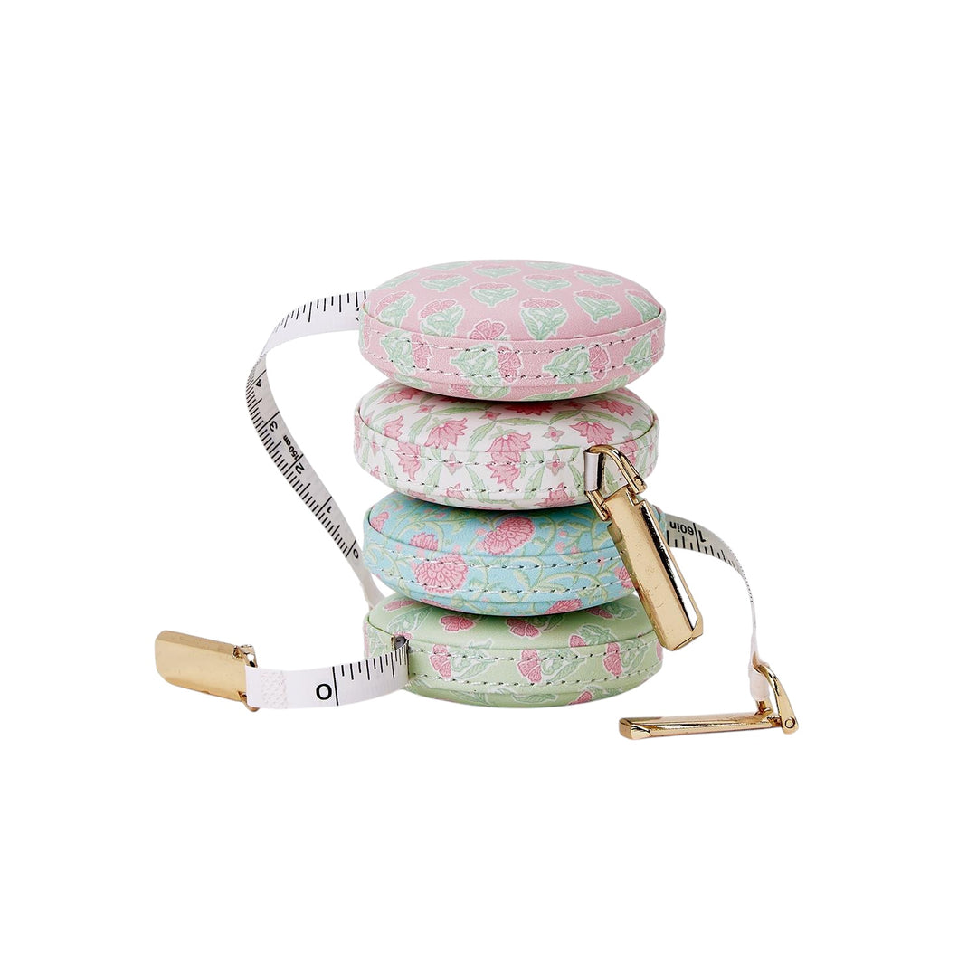 Floral Block Print Measuring Tape