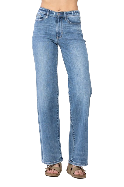 Medium Rise Wide Leg Judy Blue Jeans