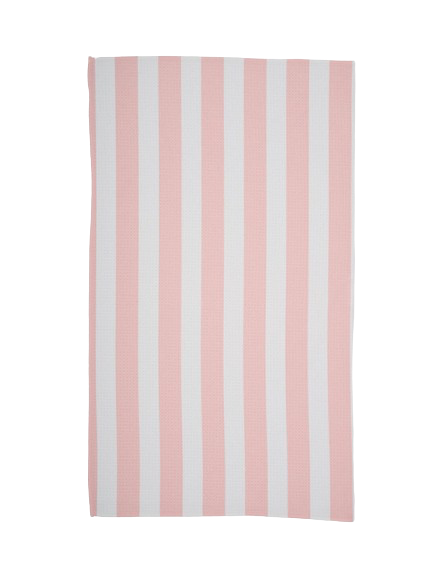 Summer Bold Pink Geometry Kitchen Tea Towel