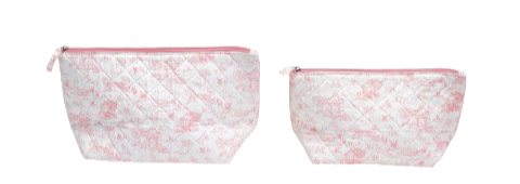 Animal Toile Pouch Set