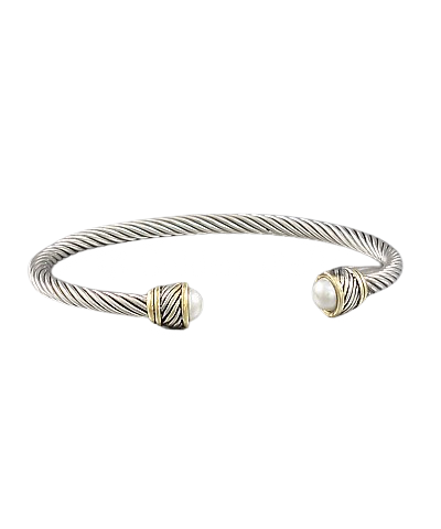 Pearl End Cable Cuff