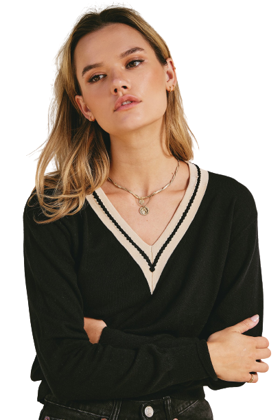 Eleanor V-Neck Sweater