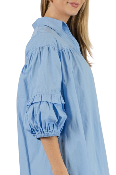 Geller Cotton Poplin Midi Dress