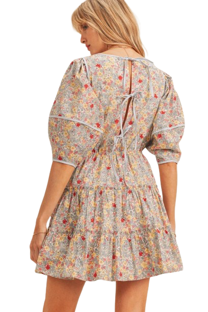 Austin Puff Sleeve Mini Dress