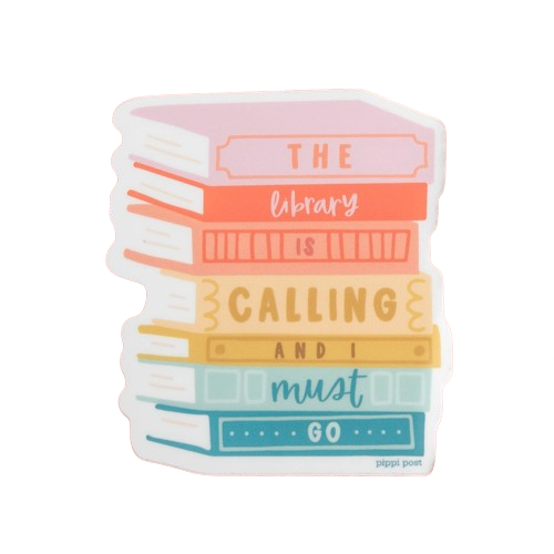 Library Is Calling Sticker