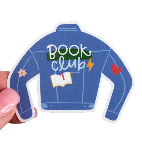 Book Club Jacket Sticker
