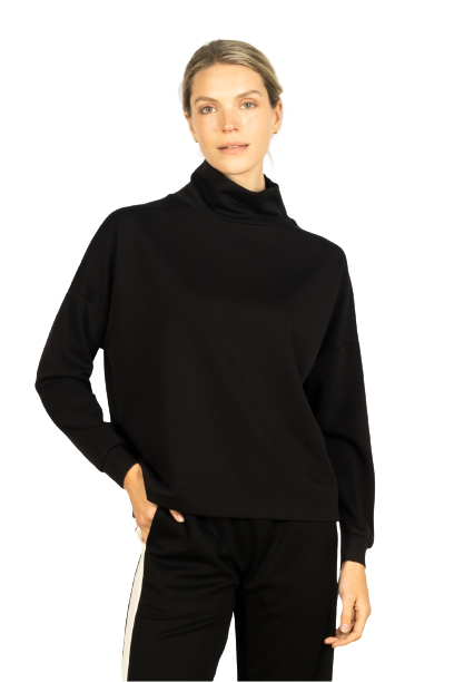 Malone Cowl Neck Long Sleeve Top