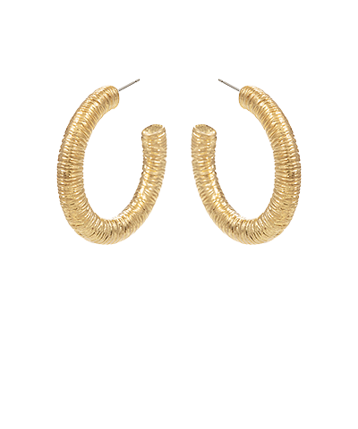 Wrapped Wire Hoops