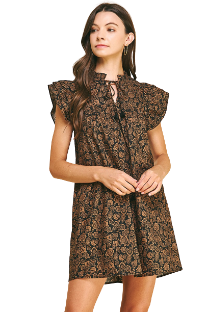 Clemmons Floral Tunic Dress