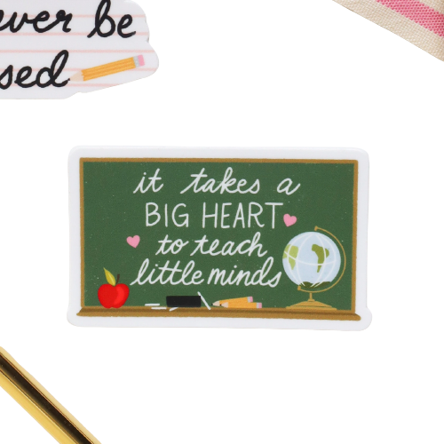 Big Heart, Little Minds Sticker