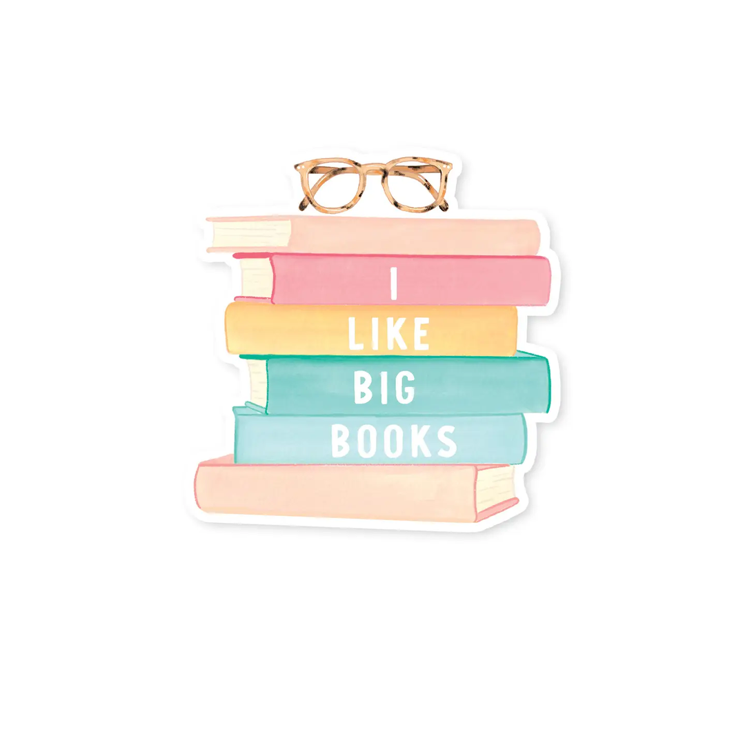 Book Stack Sticker