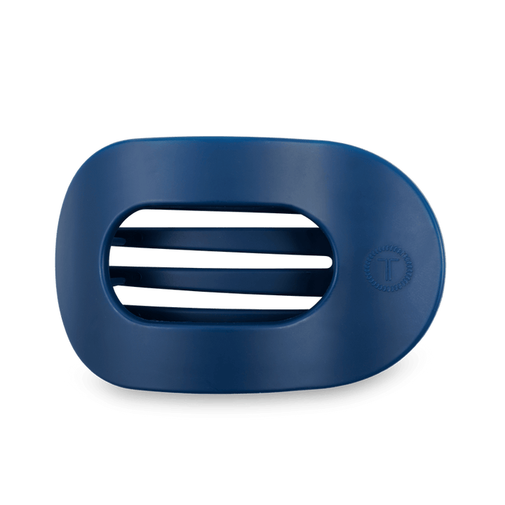Midnight Rain Large Flat Round Teleties Clip