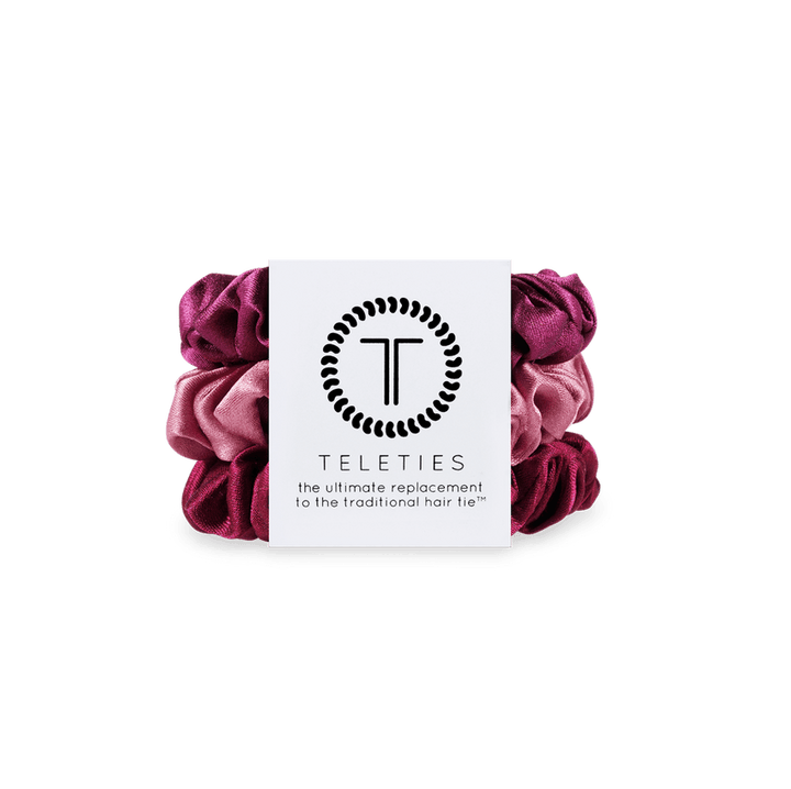 Burgundy Bliss Small Teleties Scrunchie Set