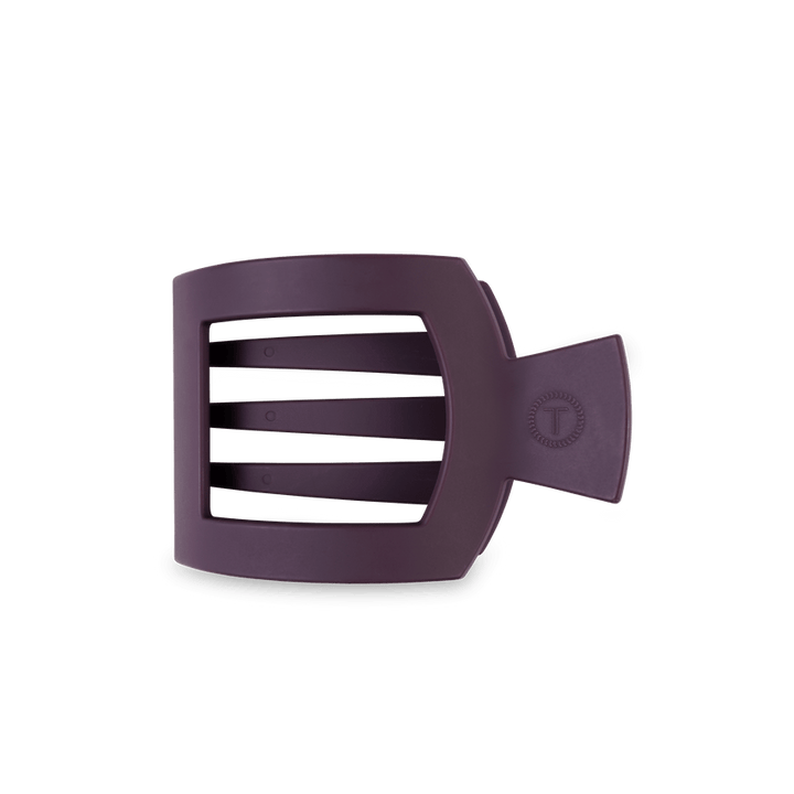 Burgundy Bliss Medium Flat Square Teleties Clip