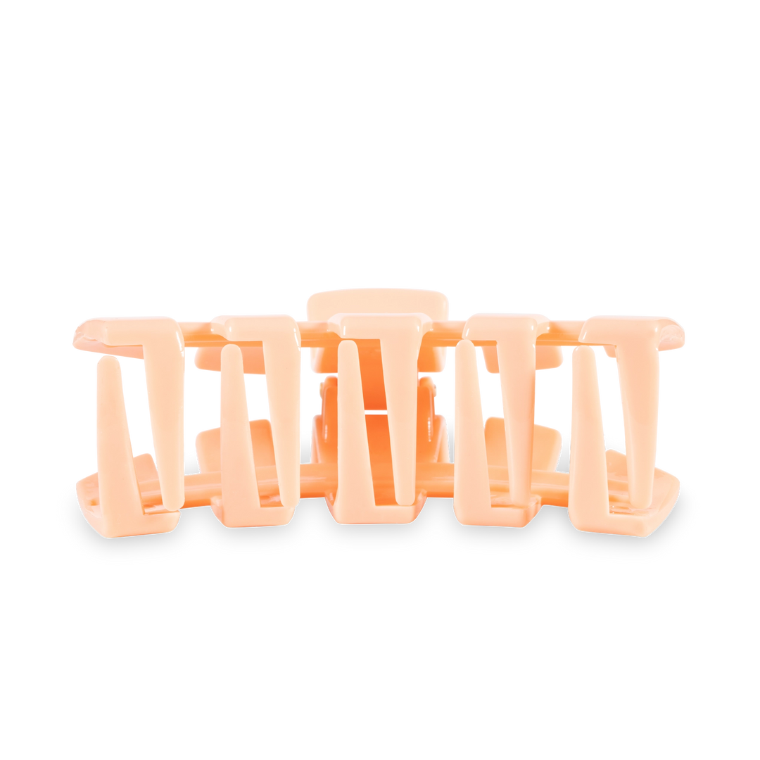 Peach Fuzz Large Classic Teleties Hair Clip