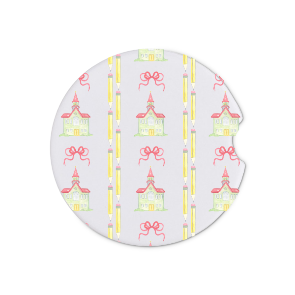 Schoolhouse Car Coaster