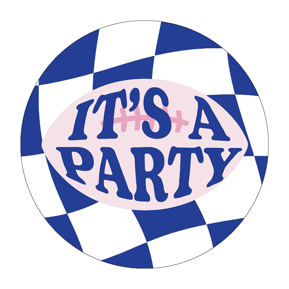 It's A Party Jumbo Button