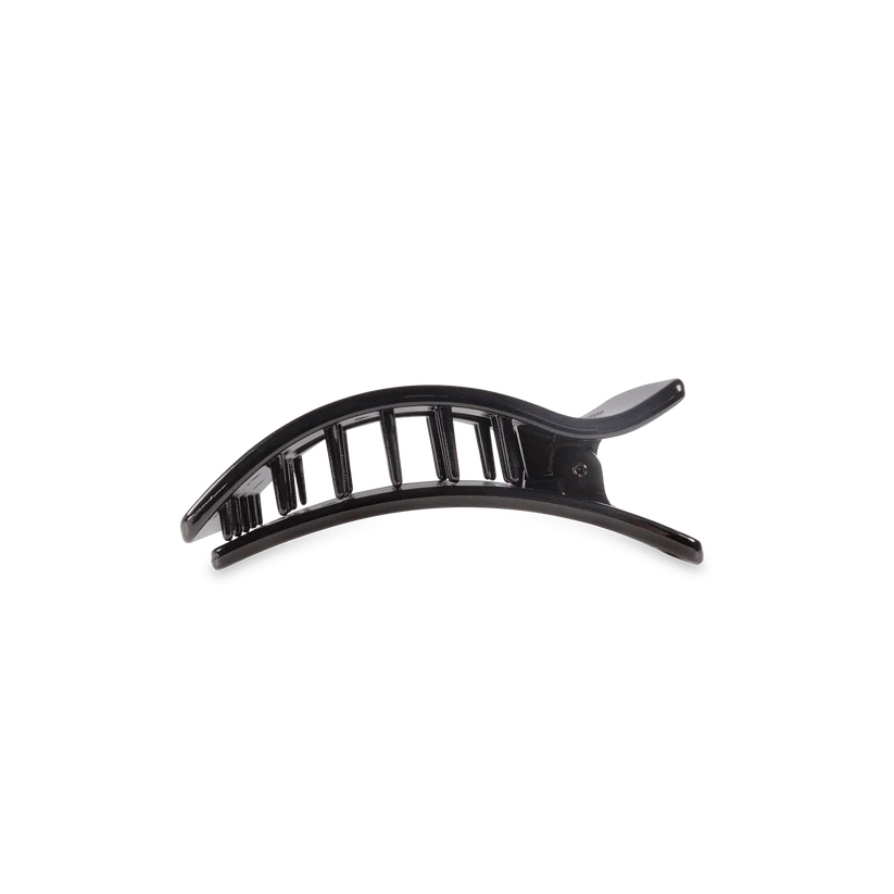Black Small Flat Rectangle Teleties Clip