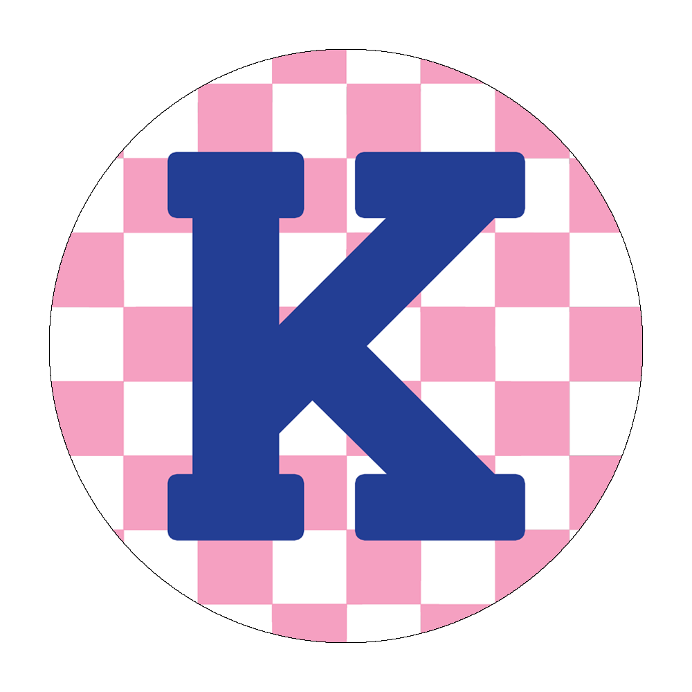 K Checkerboard Button