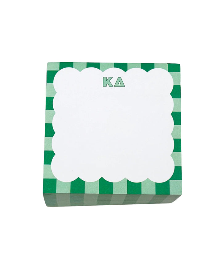 Scalloped Sorority Note Cube