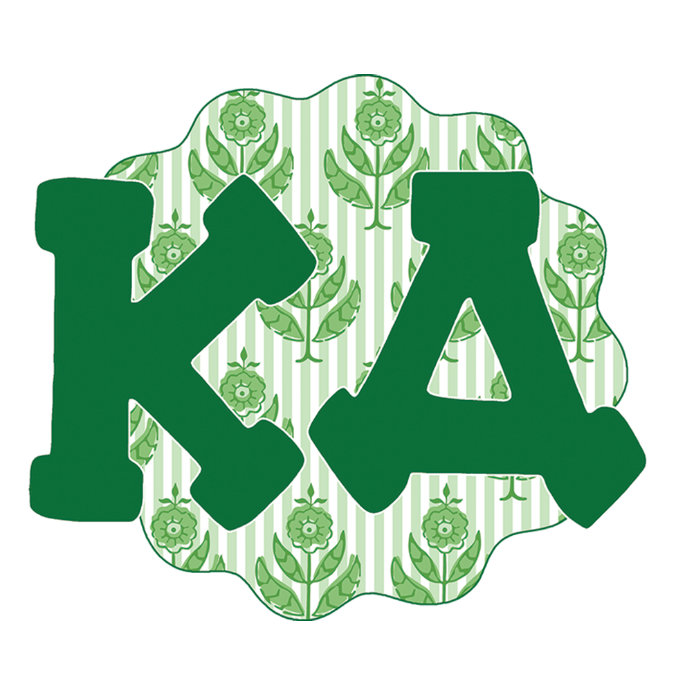 Block Print Sorority Sticker